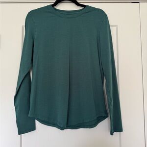 Lululemon Teal Long Sleeve Love Top